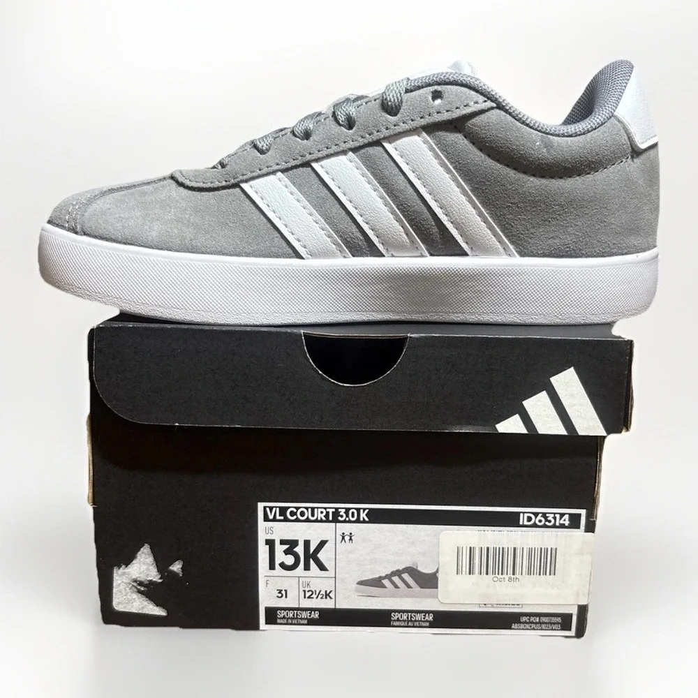 Adidas VL Court 3.0 In Kids Size 13